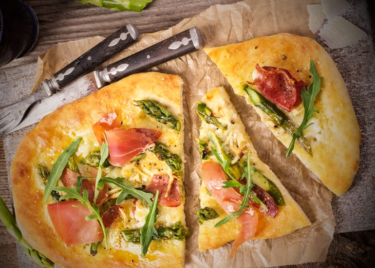 Horgan’s Asparagus, Ham and Cheese Tart