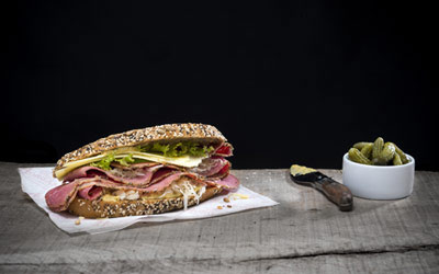 Horgan’s Authentic New York Style Pastrami Sandwich
